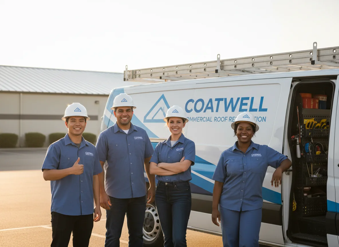 Commercial roof coating company in Twin Lakes, MN